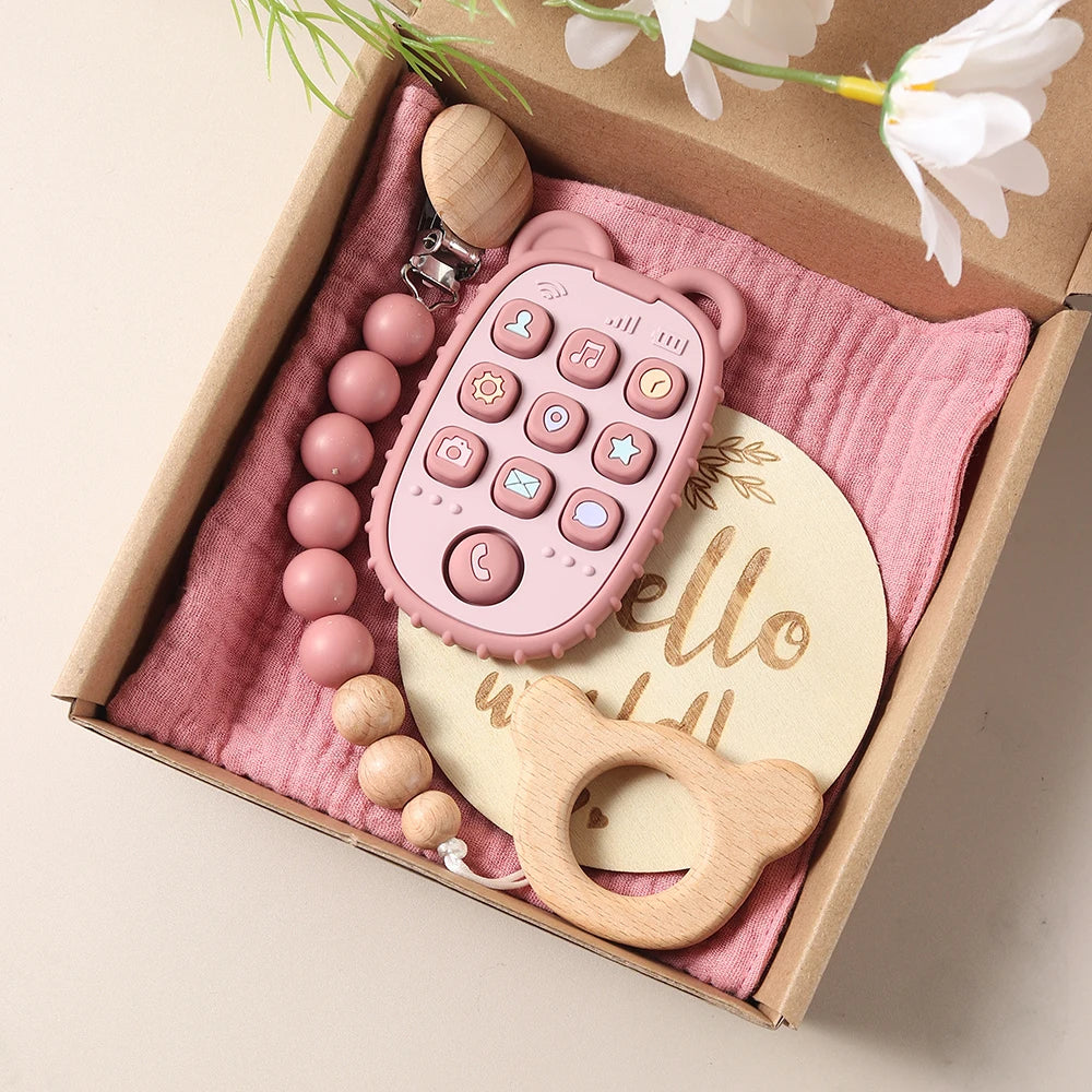 Coffret de naissance avec jouet