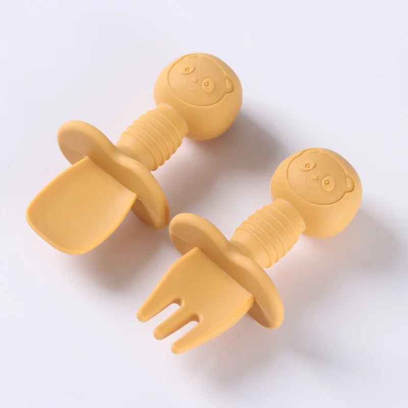 Fourchette et cuillère pour bébé