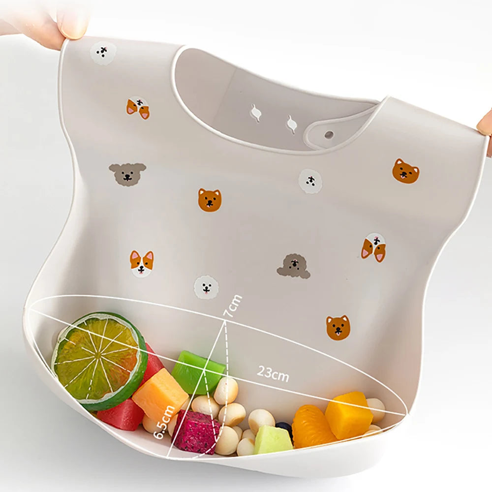 Patterned bib with collector
