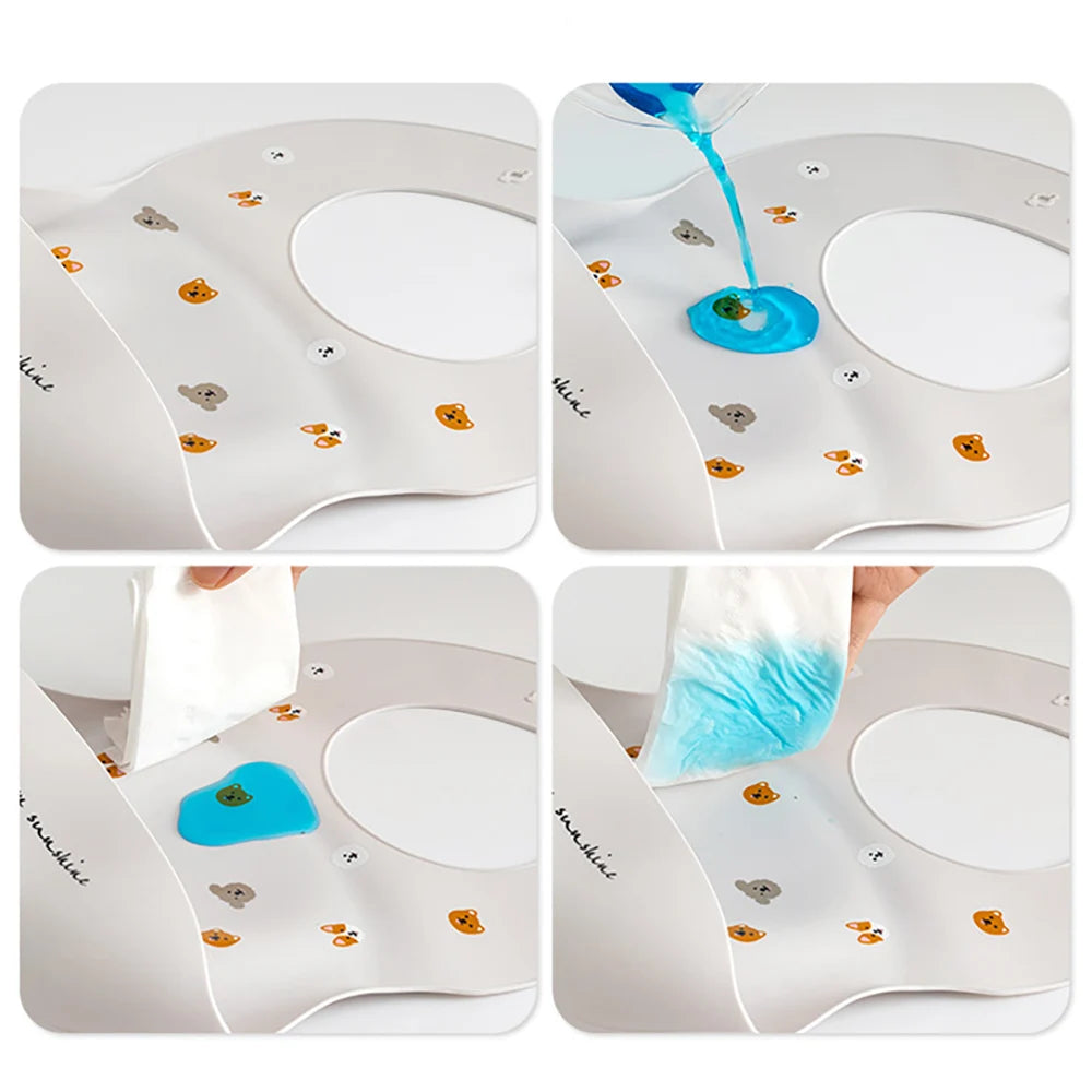Patterned bib with collector