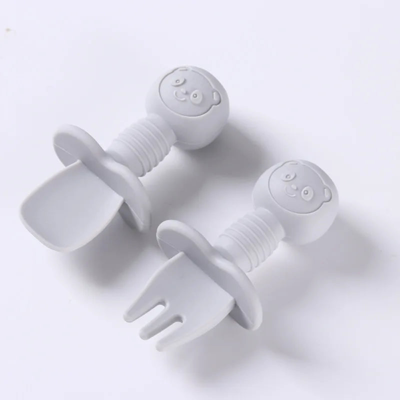 Fourchette et cuillère pour bébé