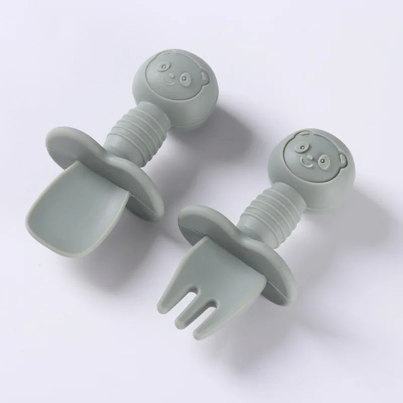 Fourchette et cuillère pour bébé