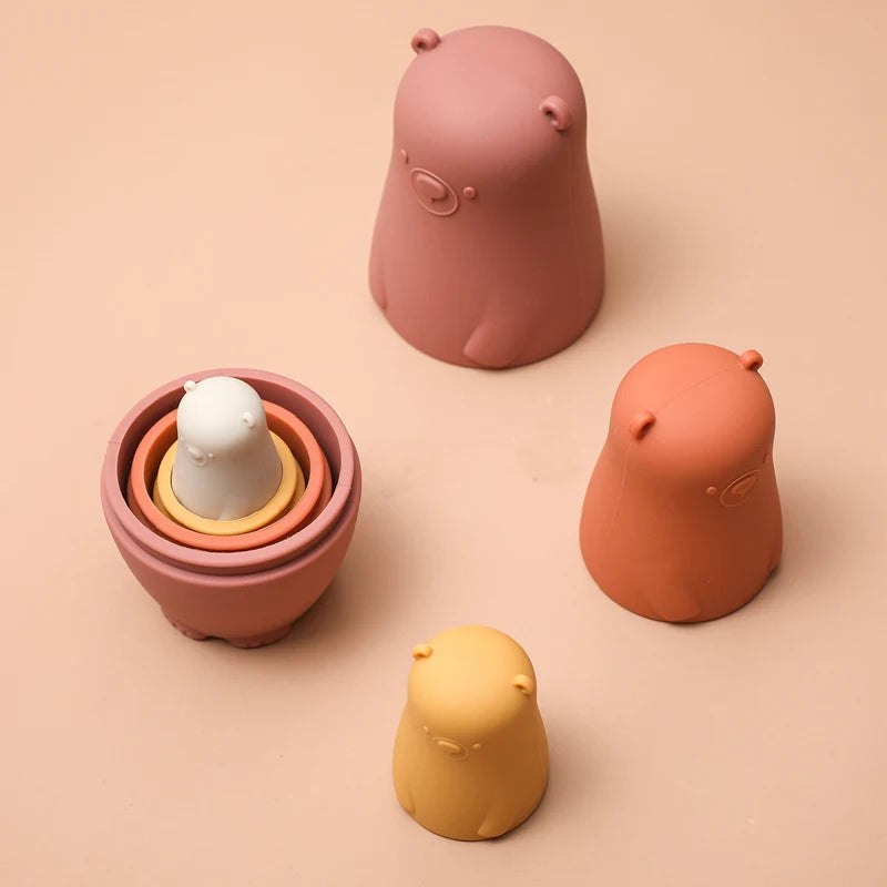 Silicone Stacking Baby Doll