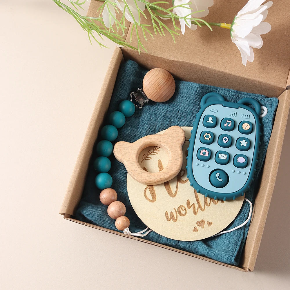 Coffret de naissance avec jouet