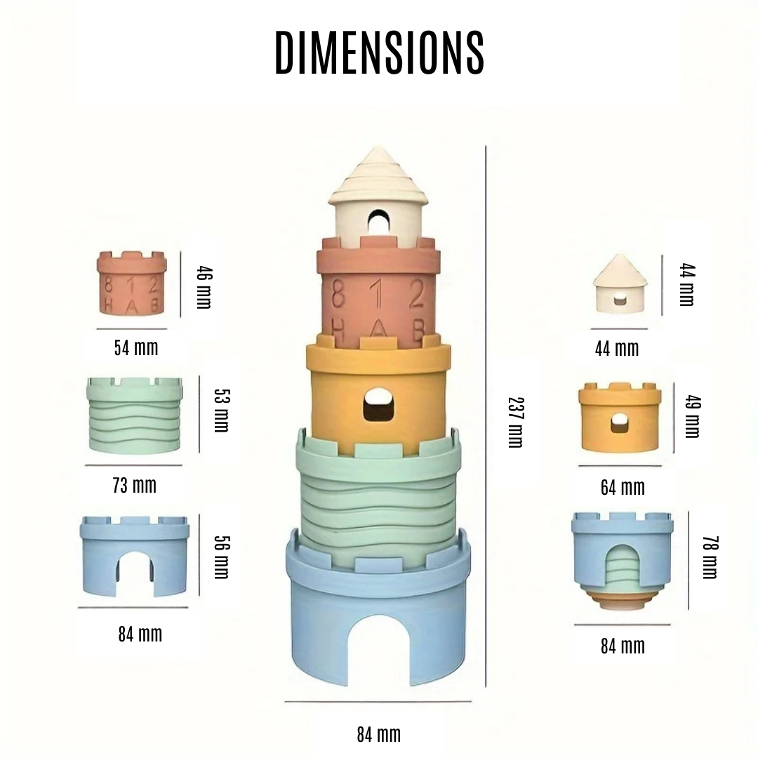 Stackable castle